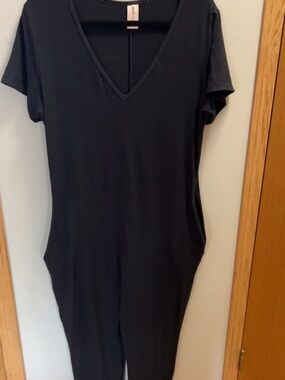 Smash + Tess Black Jumpsuit with V-Neck
